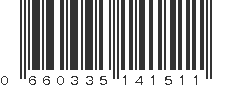 UPC 660335141511