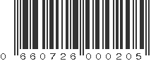 UPC 660726000205