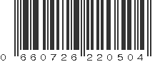 UPC 660726220504