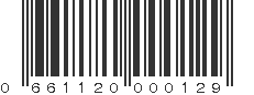 UPC 661120000129