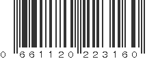 UPC 661120223160