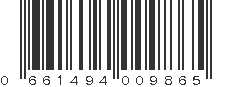 UPC 661494009865