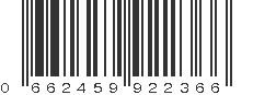 UPC 662459922366