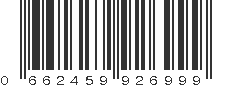 UPC 662459926999