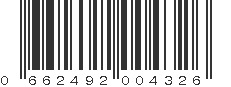 UPC 662492004326