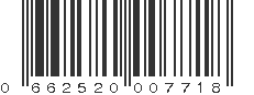 UPC 662520007718