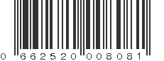 UPC 662520008081