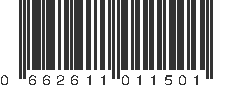 UPC 662611011501