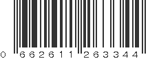 UPC 662611263344