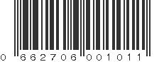 UPC 662706001011