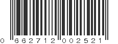 UPC 662712002521