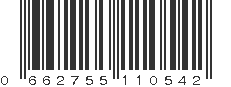 UPC 662755110542