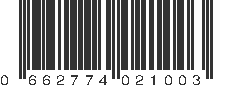 UPC 662774021003