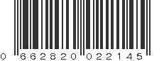 UPC 662820022145