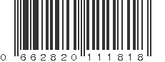 UPC 662820111818