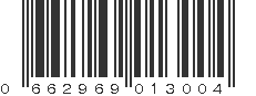 UPC 662969013004