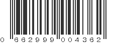 UPC 662999004362