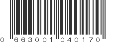 UPC 663001040170