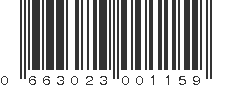 UPC 663023001159