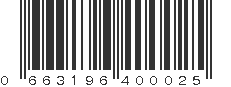 UPC 663196400025