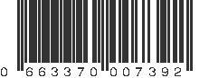 UPC 663370007392