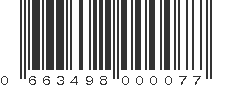 UPC 663498000077