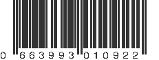 UPC 663993010922