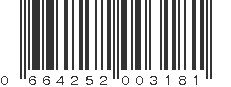 UPC 664252003181