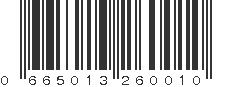 UPC 665013260010