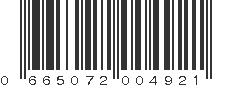 UPC 665072004921