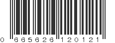UPC 665626120121