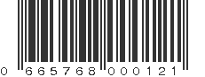 UPC 665768000121