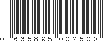 UPC 665895002500
