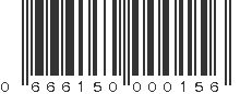 UPC 666150000156