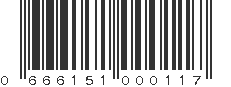 UPC 666151000117