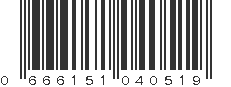 UPC 666151040519