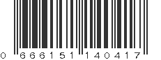 UPC 666151140417