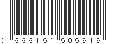 UPC 666151505919