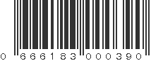 UPC 666183000390