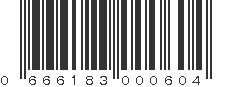 UPC 666183000604