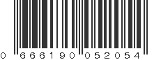 UPC 666190052054