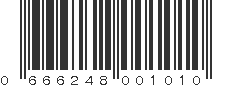 UPC 666248001010