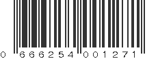 UPC 666254001271