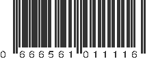 UPC 666561011116