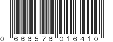 UPC 666576016410