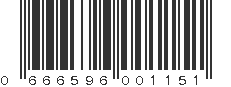 UPC 666596001151