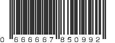 UPC 666667850992