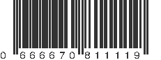 UPC 666670811119