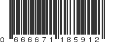 UPC 666671185912