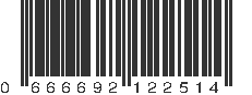 UPC 666692122514